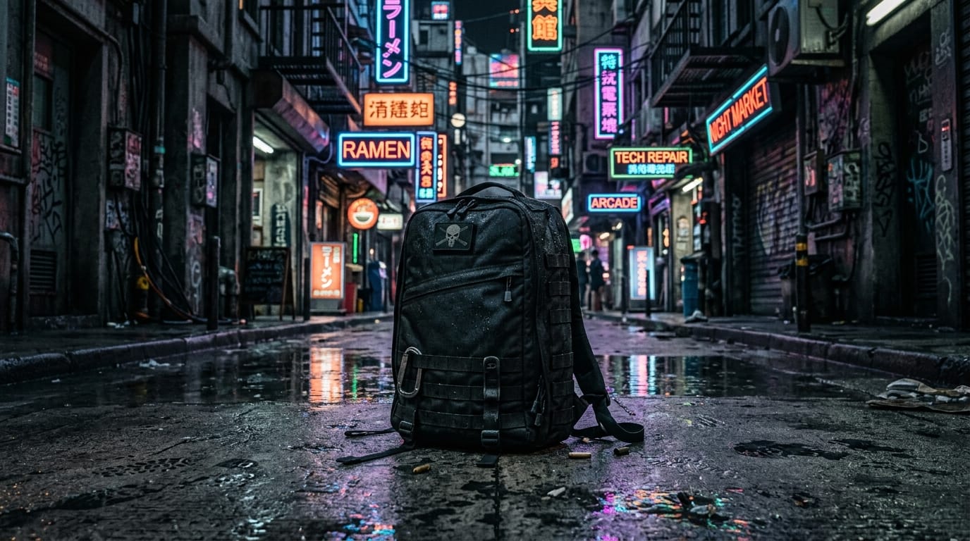Stealth urban bug out bag for grid down survival