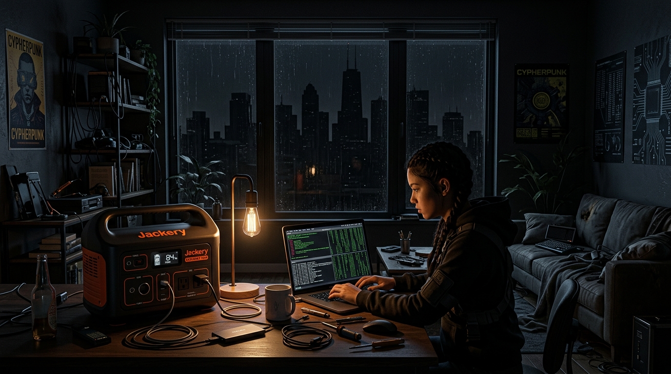 Off-grid urban survival without electricity.