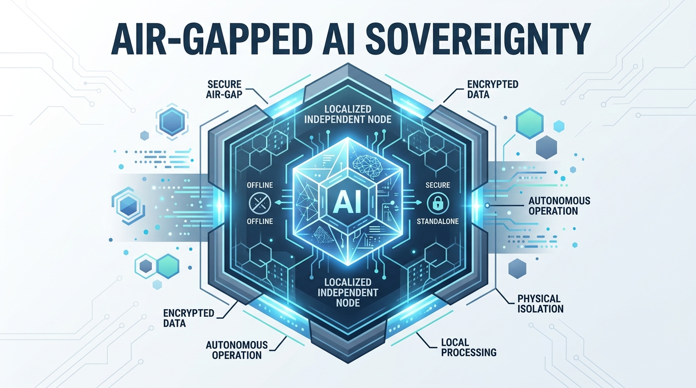 Air-gapped and secure local artificial intelligence setup for digital sovereignty