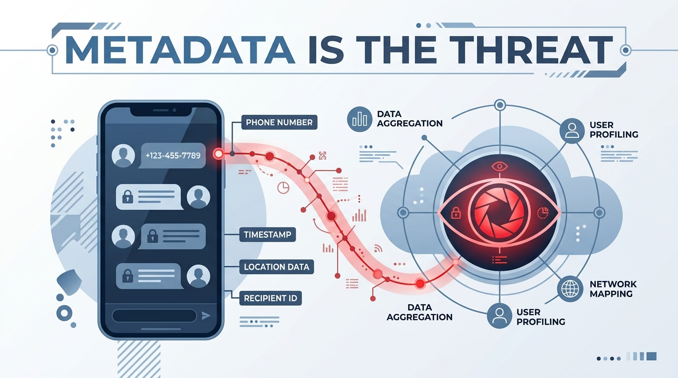 Metadata is the threat: Why centralized encrypted messengers like Signal leak your social graph
