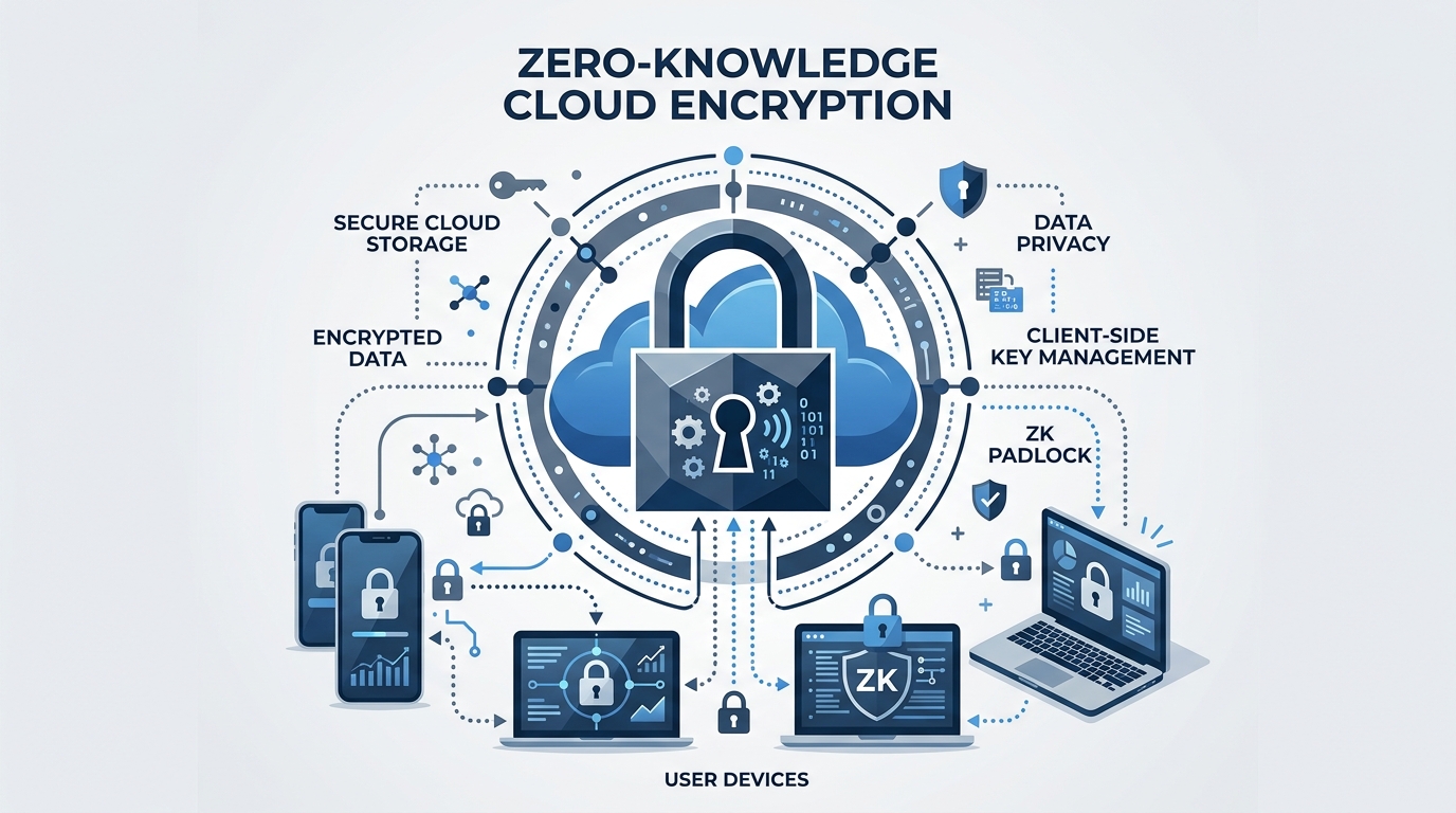 Bitwarden zero-knowledge cloud architecture for secure open-source password management